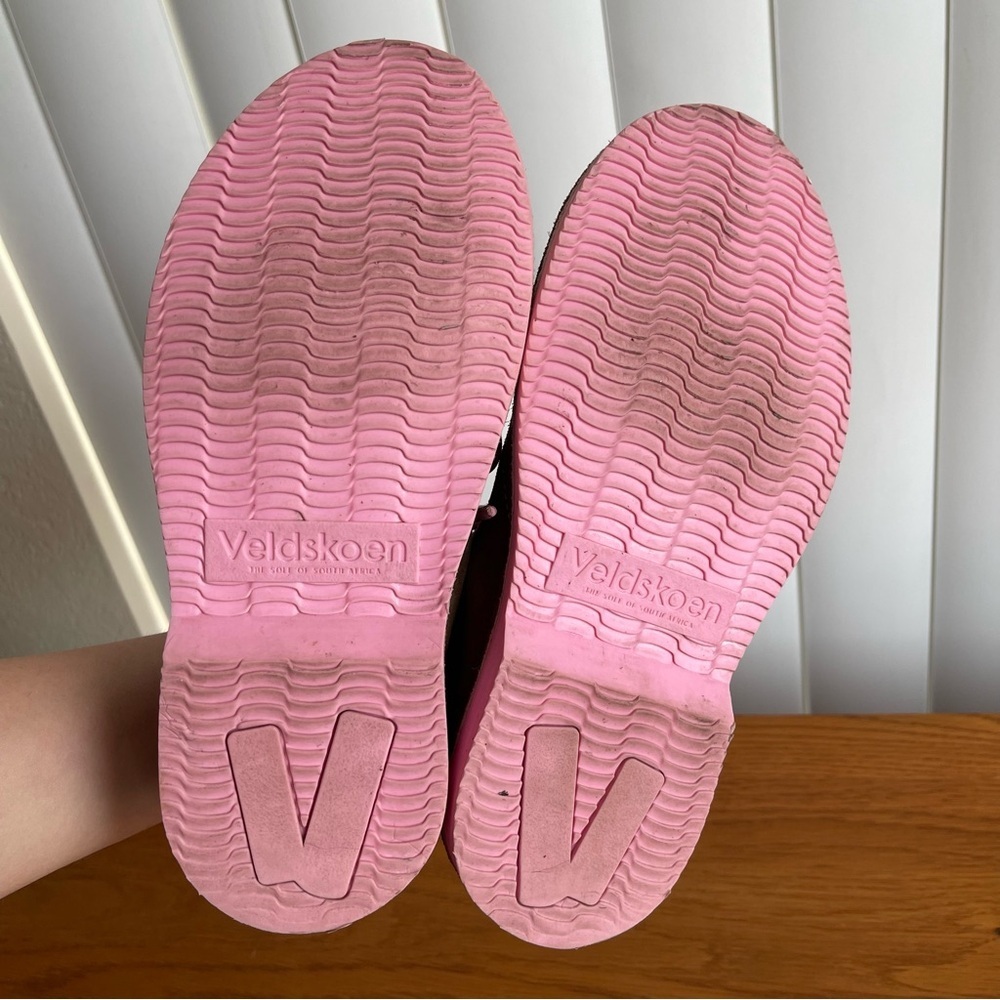 Veldskoen Heritage Uhambo Chukka Boots Pink Sole Suede Lace Up Women’s Size 6 - Picture 11 of 15